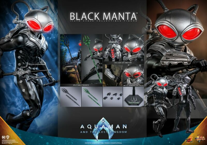 Aquaman and the Lost Kingdom Movie Masterpiece Action Figure 1/6 Black Manta 34 cm - immagine 7