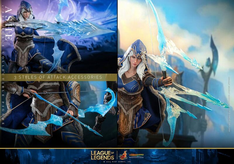 League of Legends Video Game Masterpiece Action Figure 1/6 Ashe 28 cm - immagine 5