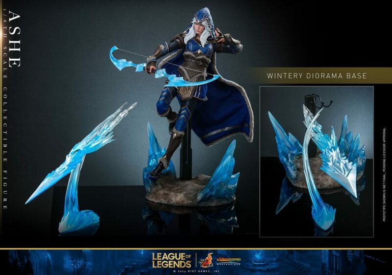 League of Legends Video Game Masterpiece Action Figure 1/6 Ashe 28 cm - immagine 6