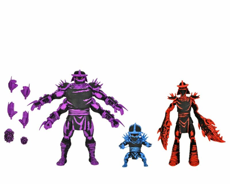 Teenage Mutant Ninja Turtles (Mirage Comics) Action Figures Shredder Clones Box Set 18 cm - immagine 3