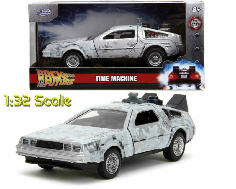 Hollywood Rides: Back to the Future Part 1 - De Lorean Frost Effect - Variant diecast model 1/32