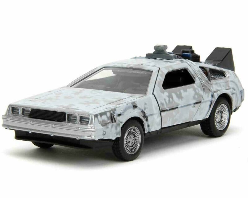 Hollywood Rides: Back to the Future Part 1 - De Lorean Frost Effect - Variant diecast model 1/32 - immagine 3