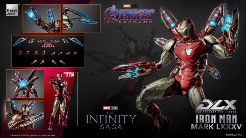 Infinity Saga DLX Action Figure 1/12 Iron Man Mark 85 17 cm - immagine 5