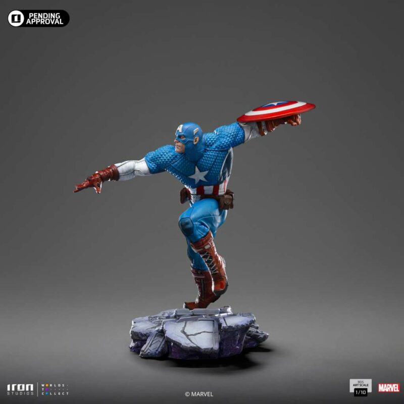 Marvel BDS Art Scale Statue 1/10 Captain America 22 cm - immagine 2