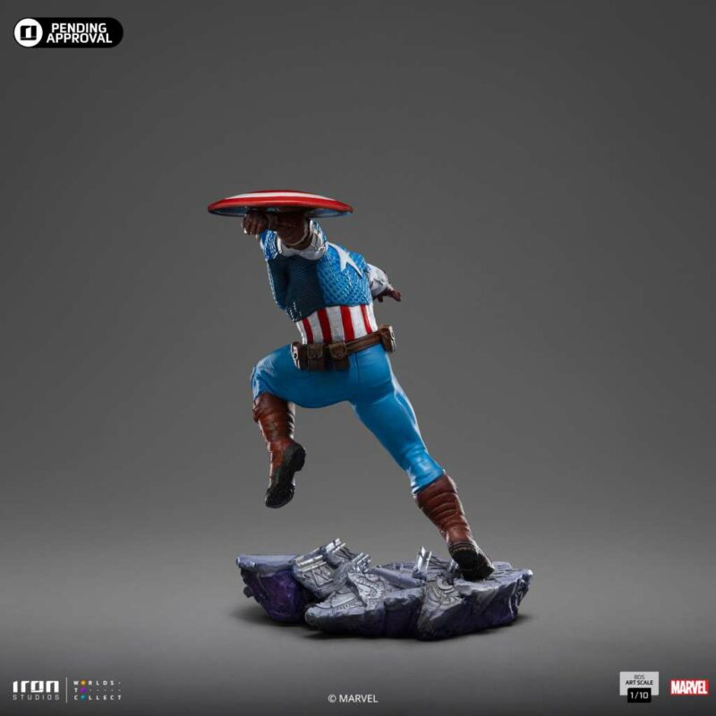 Marvel BDS Art Scale Statue 1/10 Captain America 22 cm - immagine 3