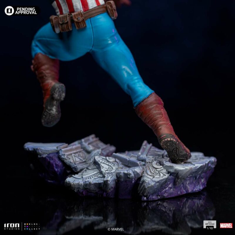 Marvel BDS Art Scale Statue 1/10 Captain America 22 cm - immagine 4