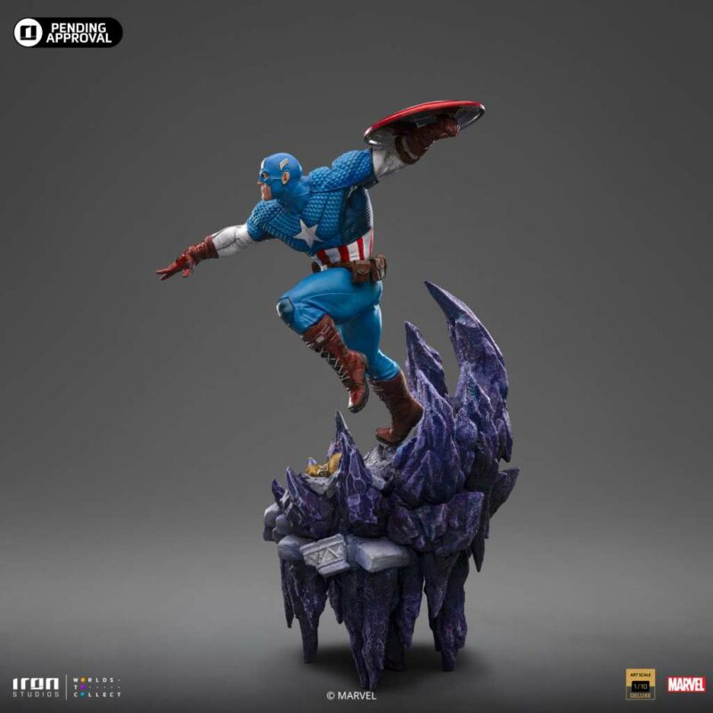 Marvel Deluxe BDS Art Scale Statue 1/10 Captain America 34 cm - immagine 2