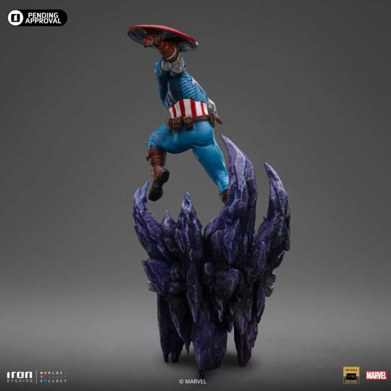 Marvel Deluxe BDS Art Scale Statue 1/10 Captain America 34 cm - immagine 3