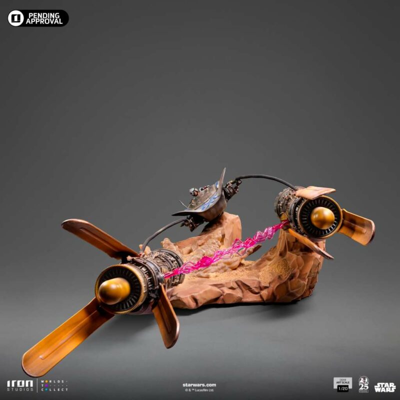 Star Wars Demi Art Scale Statue 1/20 Anakin´s Pod Racer 18 cm - immagine 3