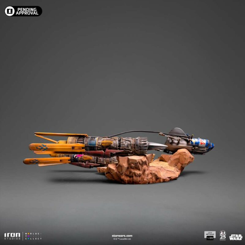 Star Wars Demi Art Scale Statue 1/20 Anakin´s Pod Racer 18 cm - immagine 4