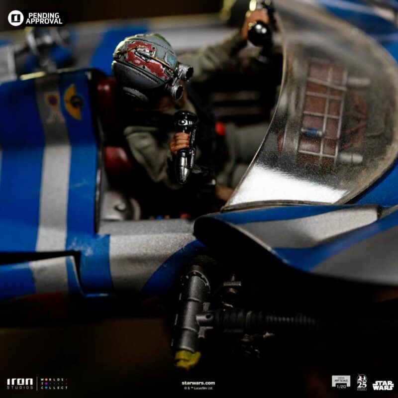 Star Wars Demi Art Scale Statue 1/20 Anakin´s Pod Racer 18 cm - immagine 6