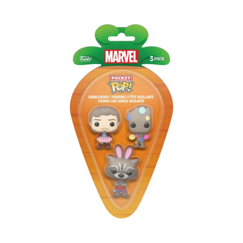 Carrot Pocket Pop! Guardians of the Galaxy - Star-Lord, Rocket & Groot 4 cm