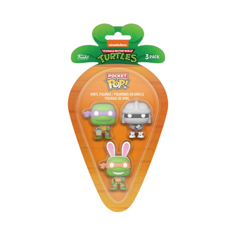 Carrot Pocket Pop! TMNT - Donatello, Shredder & Michelangelo 4 cm