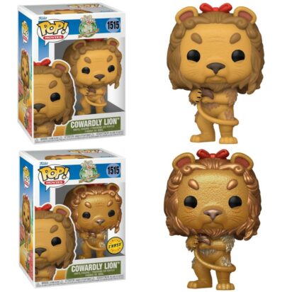 The Wizard of Oz POP! Movies Vinyl Figure Cowardly Lion 9 cm Assortment (2)