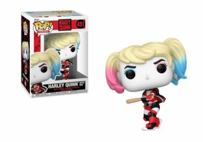 DC Comics: Harley Quinn Takeover POP! Heroes Vinyl Figure Harley with Bat 9 cm