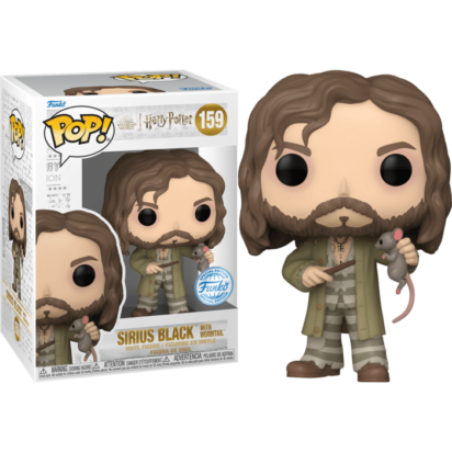 Harry Potter and The Prisoner of Azkaban POP! Vinyl Figure Sirius Black with Wormtail Limited 9 cm