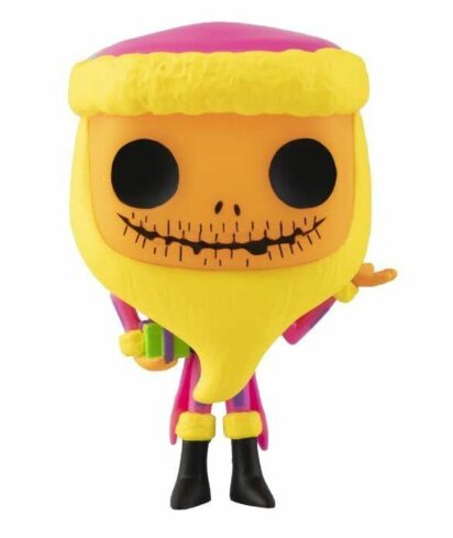 Nightmare before Christmas POP! Disney Vinyl Figure Santa Jack Skellington Blacklight Limited 9 cm