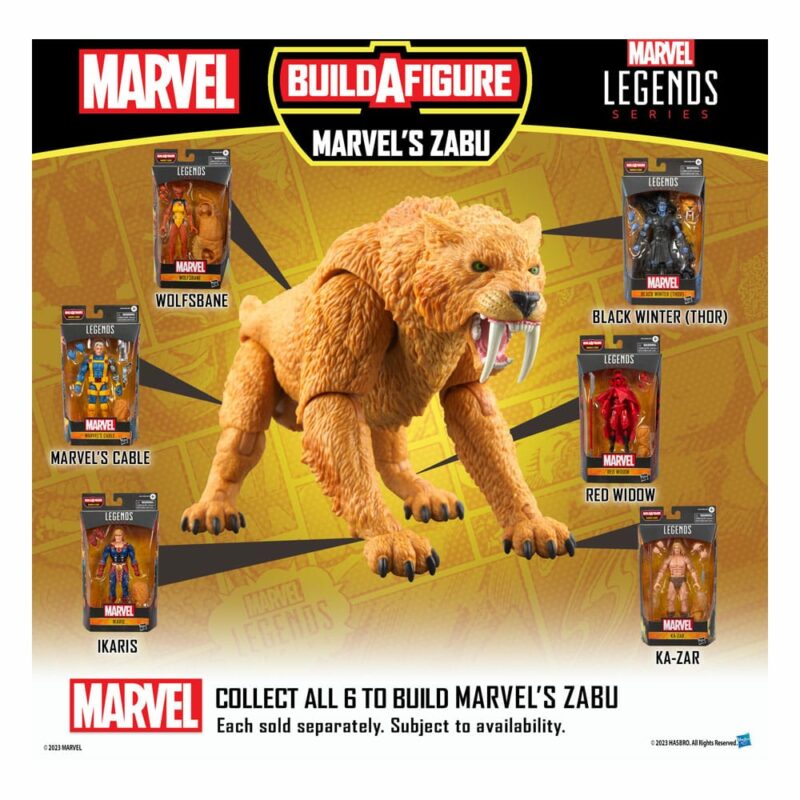 Marvel Legends Action Figure Wolfsbane (BAF: Marvel's Zabu) 15 cm - immagine 4