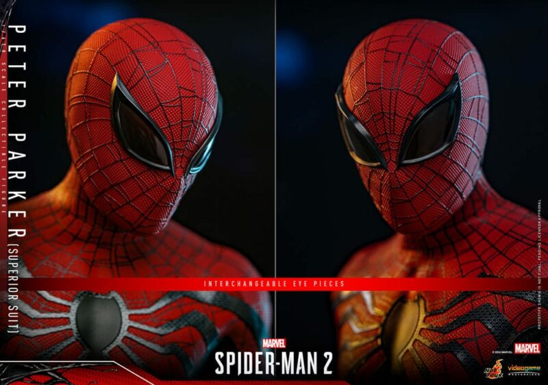Spider-Man 2 Video Game Masterpiece Action Figure 1/6 Peter Parker (Superior Suit) 30 cm - immagine 7