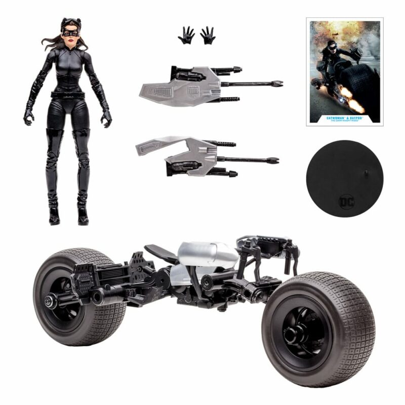 DC Multiverse Vehicle Batpod with Catwoman (The Dark Knight Rises) - immagine 2