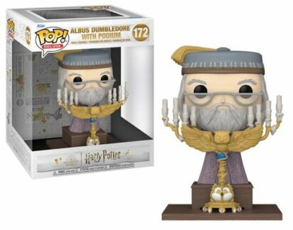 Harry Potter and the Prisoner of Azkaban POP! Deluxe Vinyl Figure Albus Dumbledore with Podium