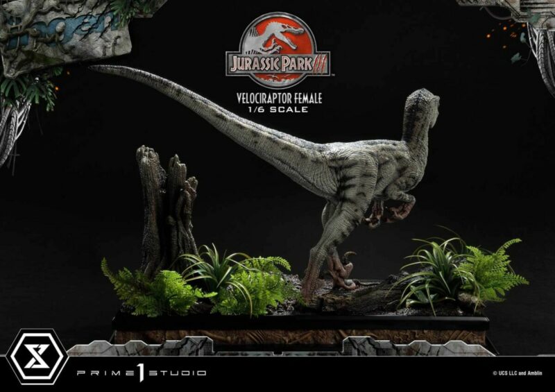 Jurassic Park III Legacy Museum Collection Statue 1/6 Velociraptor Female Bonus Version 44 cm - immagine 2