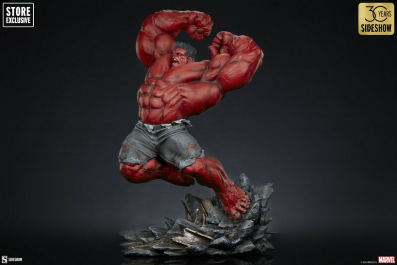 Marvel Premium Format Statue Red Hulk: Thunderbolt Ross 74 cm - immagine 2