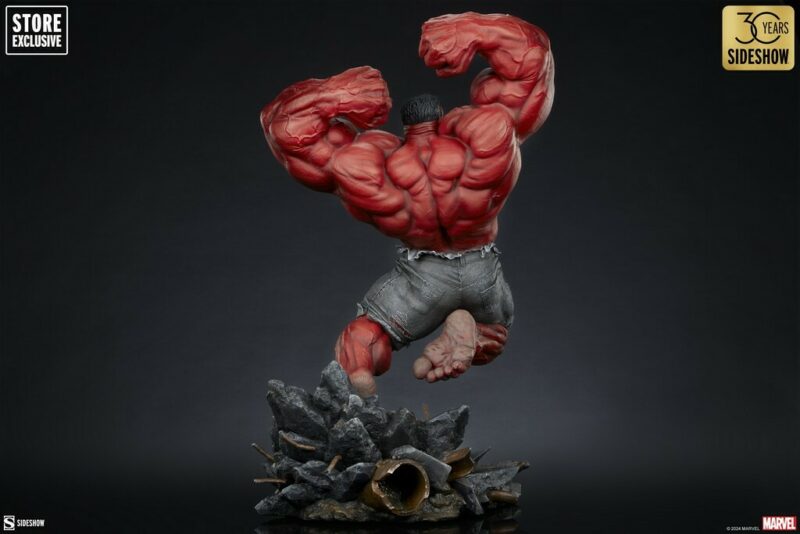 Marvel Premium Format Statue Red Hulk: Thunderbolt Ross 74 cm - immagine 3
