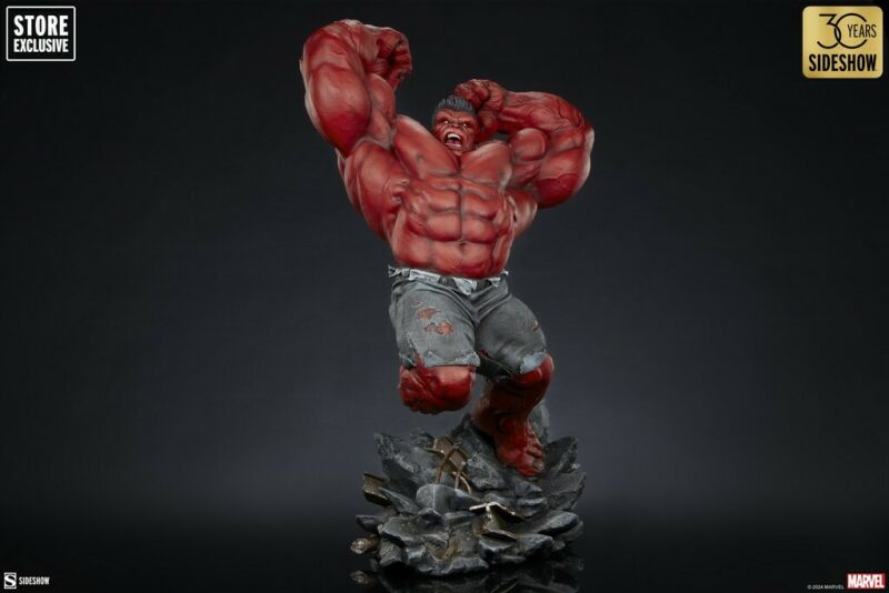 Marvel Premium Format Statue Red Hulk: Thunderbolt Ross 74 cm - immagine 4