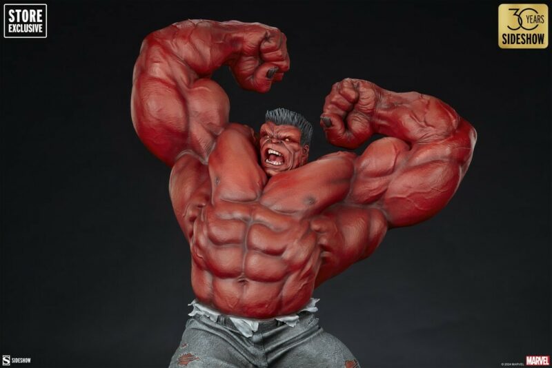 Marvel Premium Format Statue Red Hulk: Thunderbolt Ross 74 cm - immagine 5