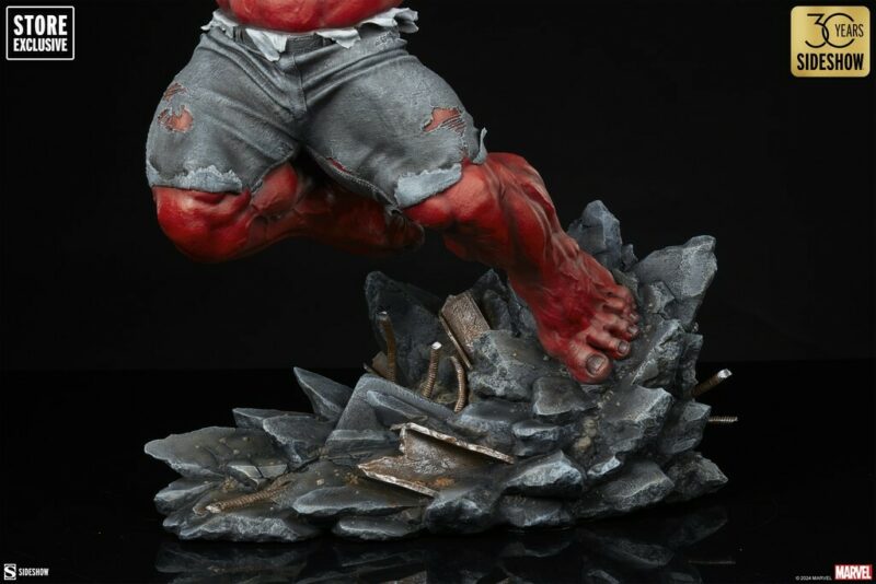 Marvel Premium Format Statue Red Hulk: Thunderbolt Ross 74 cm - immagine 6