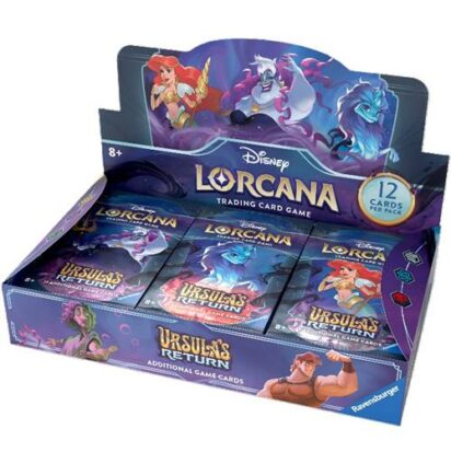 DISNEY LORCANA - BOX 24 BUSTE - URSULA'S RETURN - (LINGUA INGLESE)