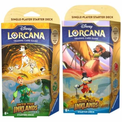 DISNEY LORCANA TRADING CARD GAME - BUNDLE 2 STARTER DECKS - NELLE TERRE D'INCHIOSTRO - (LINGUA INGLESE)