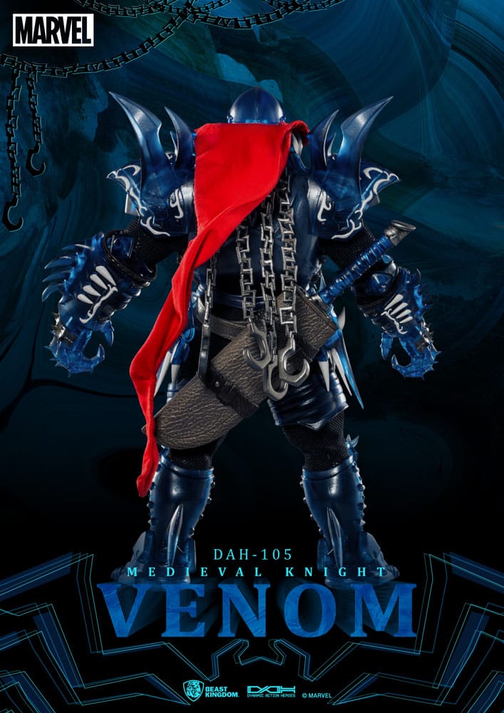 Marvel Dynamic 8ction Heroes Action Figure 1/9 Medieval Knight Venom 23 cm - immagine 2