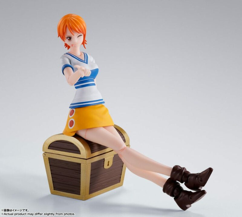 One Piece S.H. Figuarts Action Figure Nami Romance Dawn 14 cm - immagine 4