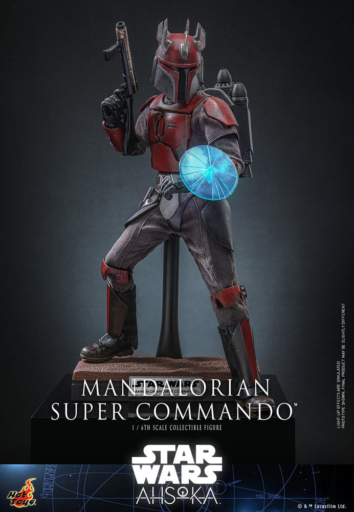 Star Wars: Ahsoka Action Figure 1/6 Mandalorian Super Commando 31 cm - immagine 2