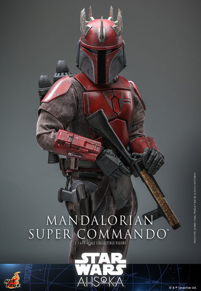 Star Wars: Ahsoka Action Figure 1/6 Mandalorian Super Commando 31 cm - immagine 5