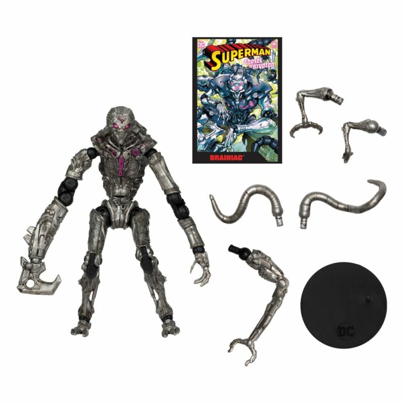 DC Direct Action Figure & Comic Book Superman Wave 5 Brainiac (Gold Label) (Ghosts of Krypton) 18 cm - immagine 2