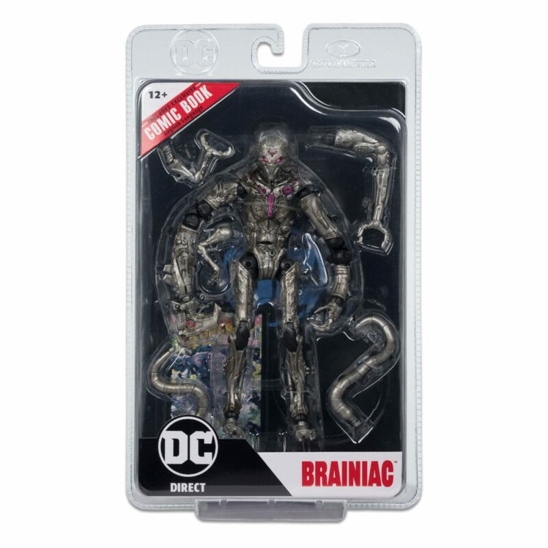DC Direct Action Figure & Comic Book Superman Wave 5 Brainiac (Gold Label) (Ghosts of Krypton) 18 cm