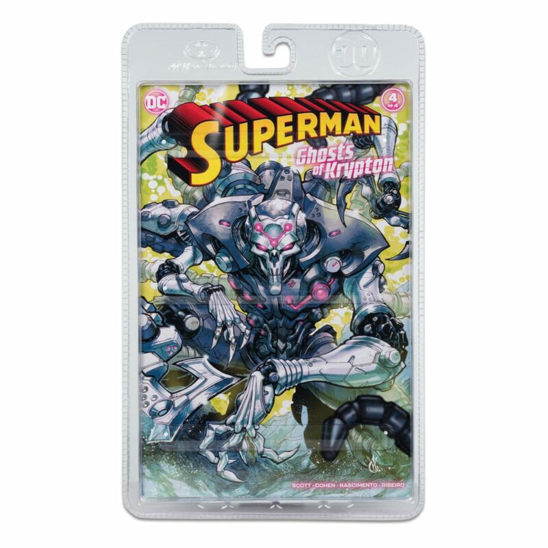 DC Direct Action Figure & Comic Book Superman Wave 5 Brainiac (Gold Label) (Ghosts of Krypton) 18 cm - immagine 3