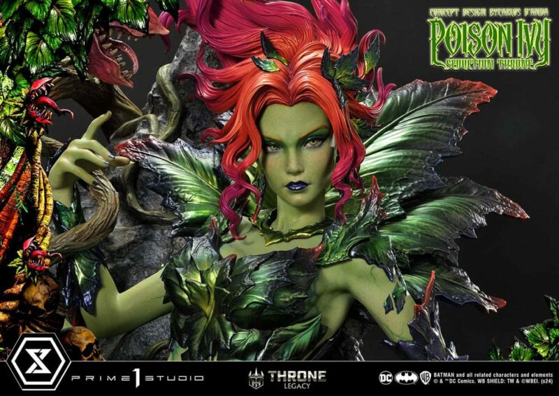 DC Comics Throne Legacy Collection Statue 1/4 Batman Poison Ivy Seduction Throne 55 cm - immagine 6