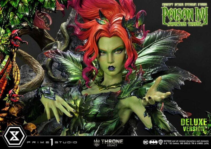 DC Comics Throne Legacy Collection Statue 1/4 Batman Poison Ivy Seduction Throne Deluxe Bonus Version 55 cm - immagine 6
