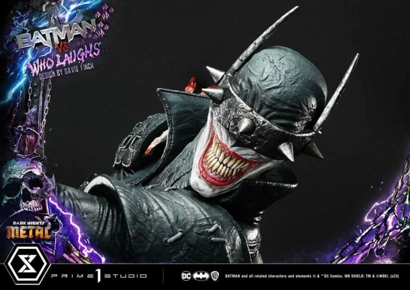 Dark Nights: Metal Ultimate Premium Masterline Series Statue 1/4 Batman VS Batman Who Laughs 67 cm - immagine 5