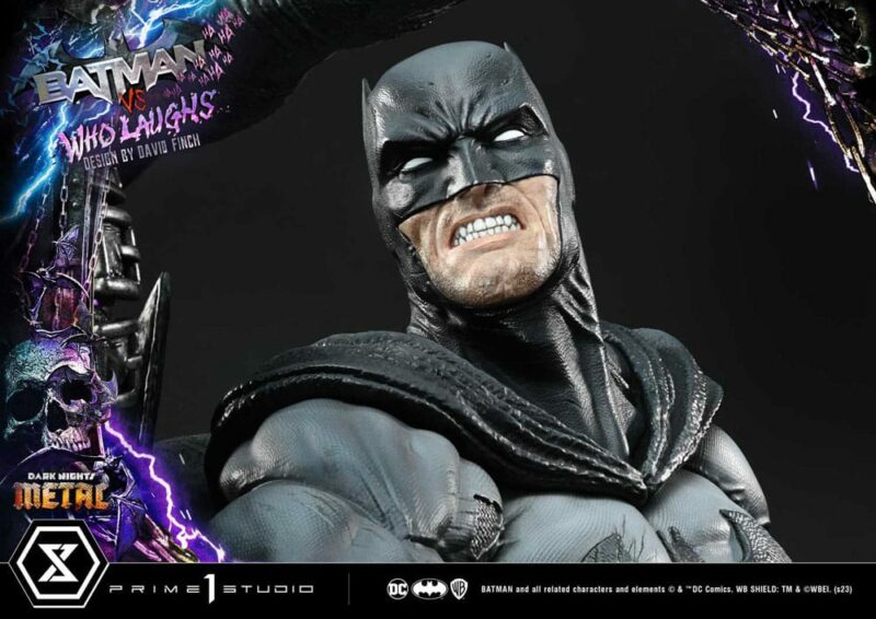 Dark Nights: Metal Ultimate Premium Masterline Series Statue 1/4 Batman VS Batman Who Laughs 67 cm - immagine 6