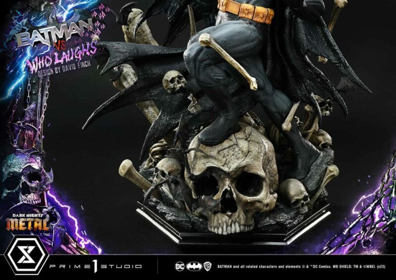 Dark Nights: Metal Ultimate Premium Masterline Series Statue 1/4 Batman VS Batman Who Laughs 67 cm - immagine 8