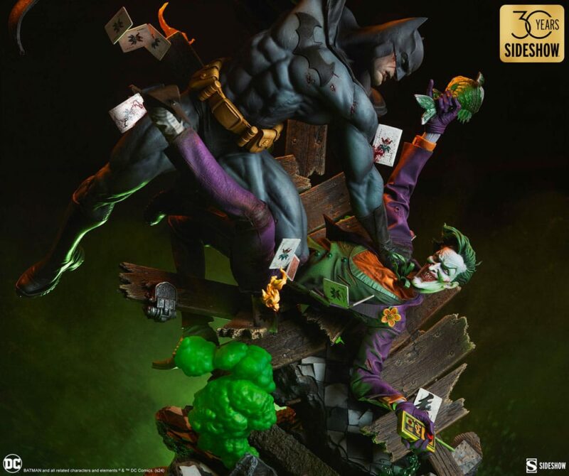 DC Comics Premium Format Statue Batman vs The Joker: Eternal Enemies 81 cm - immagine 6