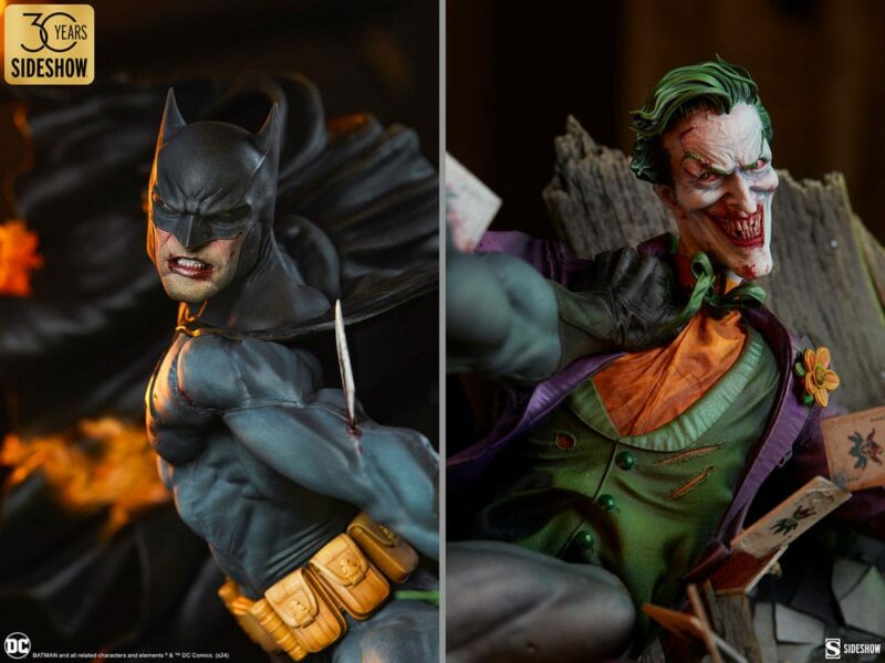 DC Comics Premium Format Statue Batman vs The Joker: Eternal Enemies 81 cm - immagine 4