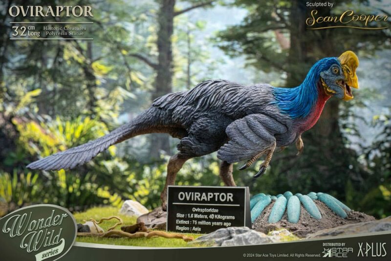 Historic Creatures The Wonder Wild Series Statue Oviraptor 32 cm - immagine 3