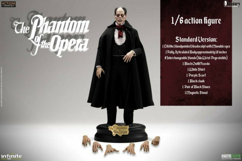 Lon Chaney As the Phantom of The Opera 1/6 Action Figure 30 cm Standard Version - immagine 4