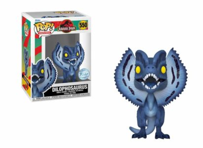 Jurassic Park POP! Vinyl Figure Dilophosaurus (Moonlit) 9 cm Limited